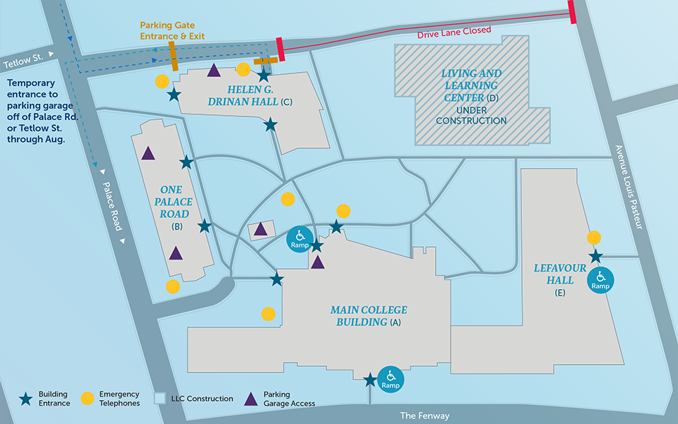 Fall 2025 Academic Campus Map