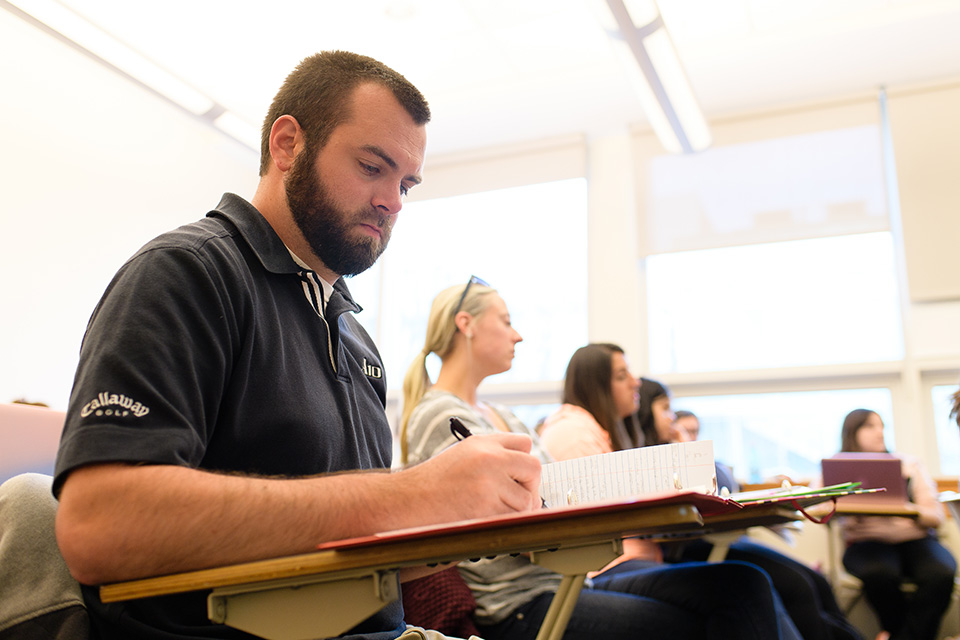 Students in class