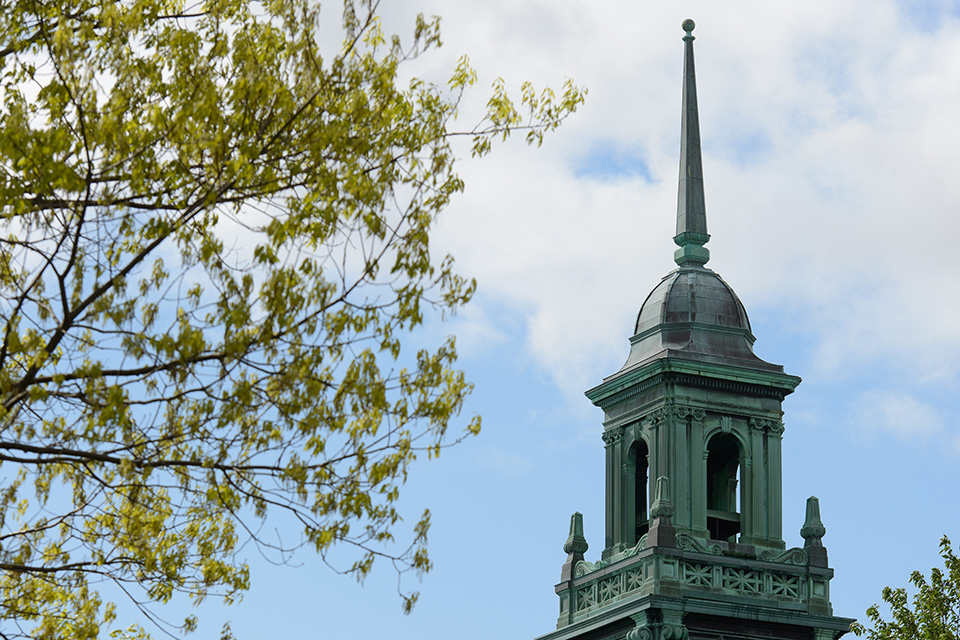 The cupola at Simmons University