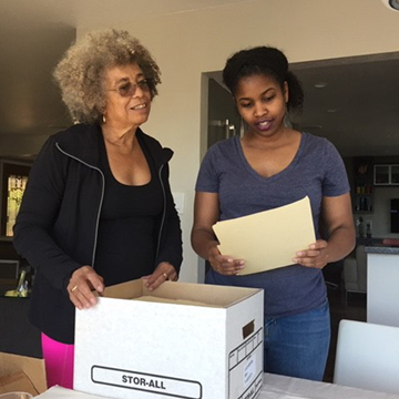 Angela Y. Davis and Amber Moore