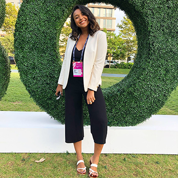 Bria Gambrell at the 2019 Inbound Conference in Boston. 