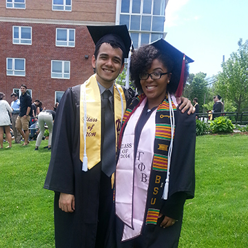 Graduation: Homecoming King Brennar and Homecoming Queen, EriKa Monfort