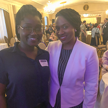 Halley Jeremie with Ayanna Pressley