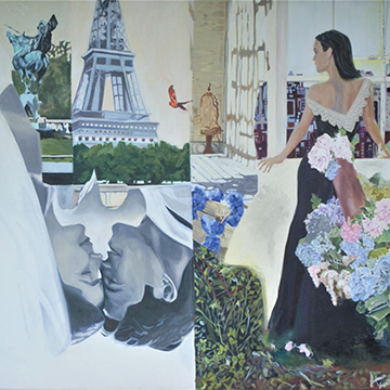 Bianca Valerio's art entitled "Thoughts of Marriage"