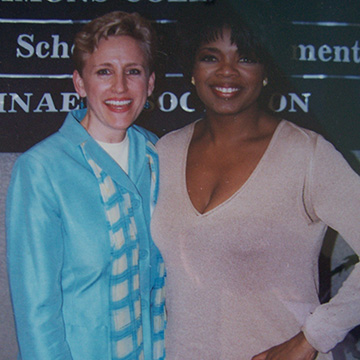 Ande Lyons and Oprah Winfrey