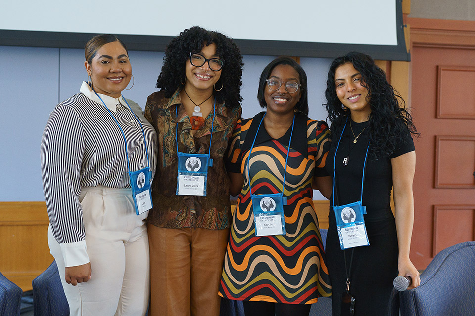 Group of Alum at Black Alumnae/i Symposium 2023