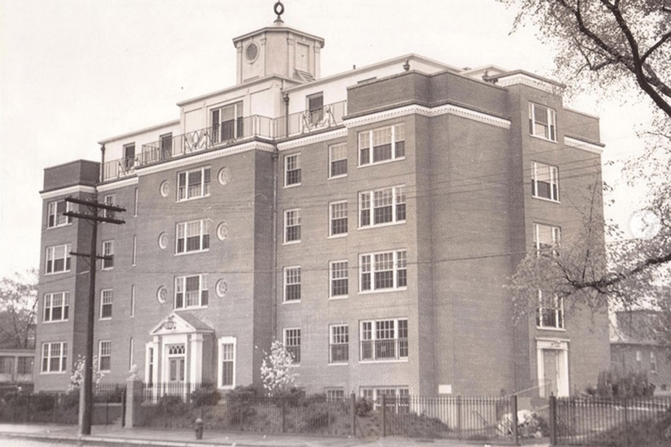 Evans Hall, 1938