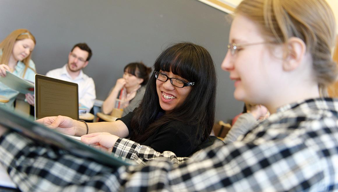 Students in class