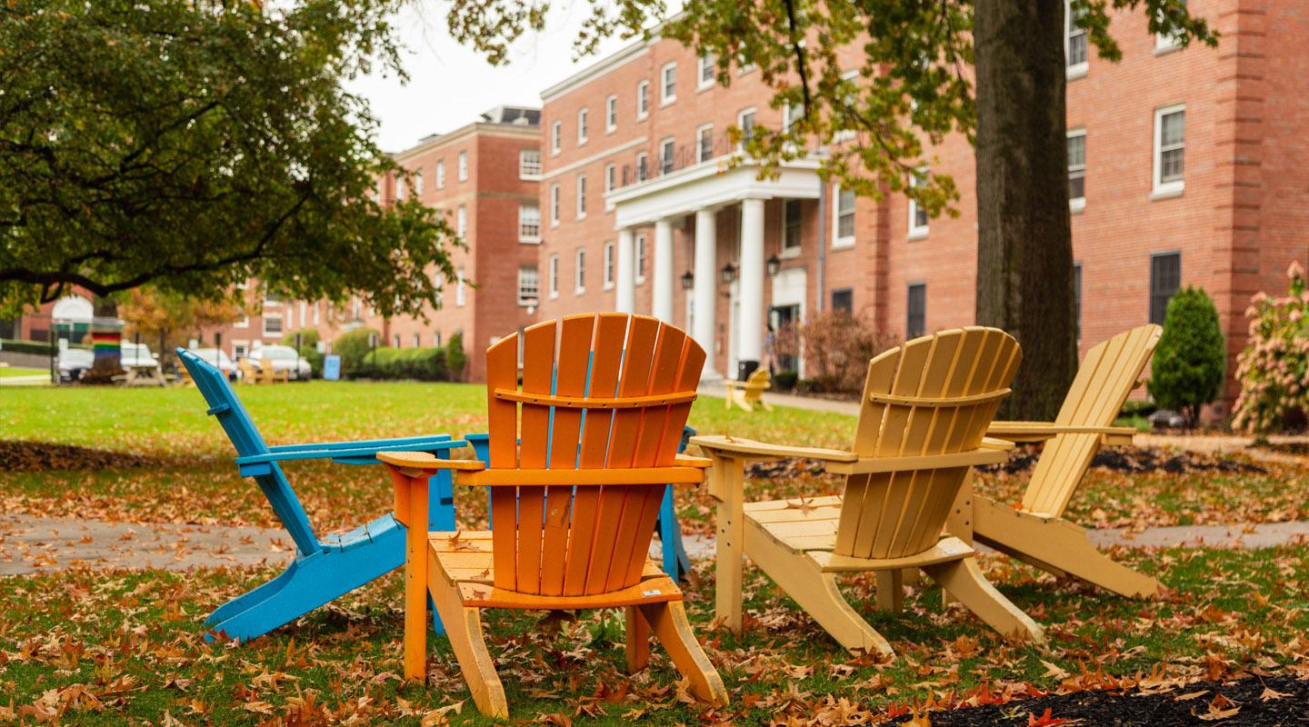 Residence Campus Chairs in the Fall