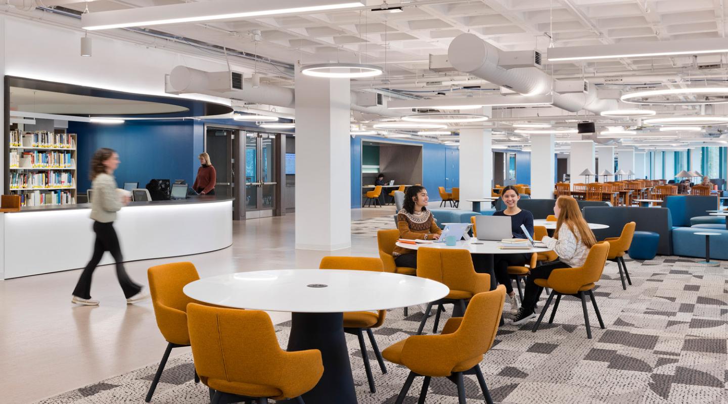 Students in Library