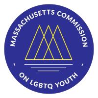 Logo for the MA Commission on LGBTQ Youth.
