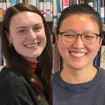 Kelsey Kolbet ’21MA/MS and Hannah Gershone ’25MS