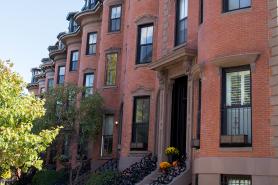 Brownstones in the South End of Boston