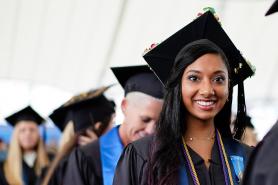 Students at Commencement