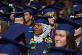 Students in crowd