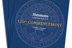A stack of Commencement programs