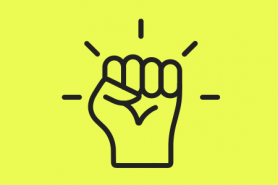 Girls Inc. Bold Futures Icon - a strong fist