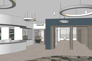 illustration of expected space in newly renovated library