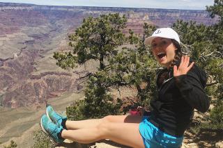 Mary Coletti at the Grand Canyon