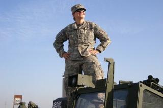 Kate Lucier in her U.S. Army uniform.