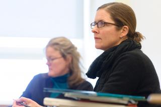 Students sitting in class