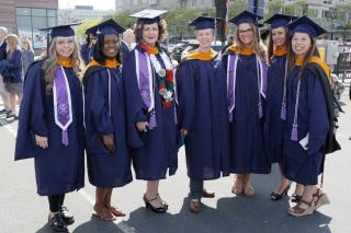 Group of Graduate Students at the 2022 Commencement