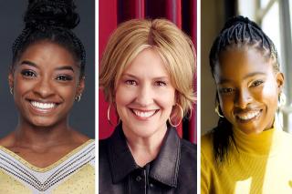 Simons Biles, Brene Brown, and Amanda Gorman