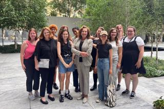 Jane Wesman and Simmons students attend NY Arts Management Program