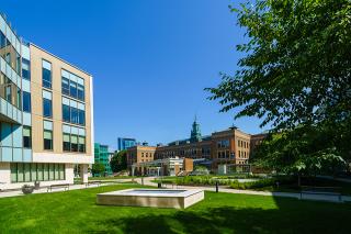 Main Campus Quad of Simmons