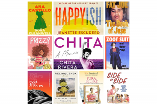 A photo collage of Latinx book covers