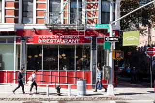 The exterior of the Clinton Street Bakery