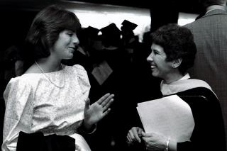 Dean Morocco with Student