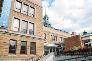 Campus in Fall. Main Building
