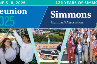 Reunion 2025 Postcard featuring various photos of alumni over the years