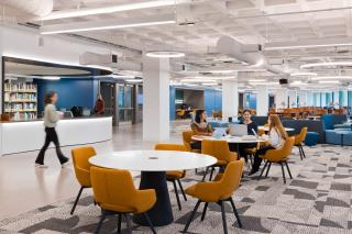 Students in Library