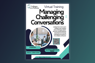 Flyer for Managing Challenging Conversations event