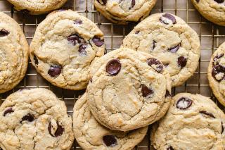 Chocolate Chip Cookies on a tray