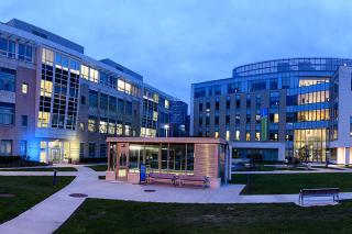 Simmons main campus evening