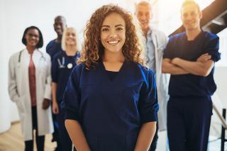 A team of healthcare workers