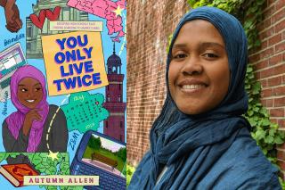 Book cover "You Only Live Twice" and author Autumn Allen