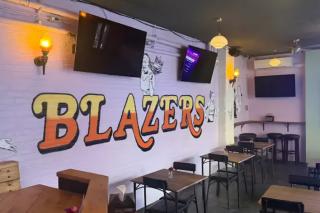 Interior of Blazers Sports Bar in NYC
