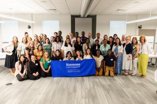 The group of NECC staff who took part in the summer poster session in 2026