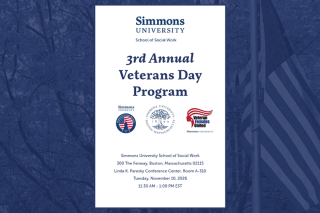 Flyer for 3rd Annual Veterans Day Program