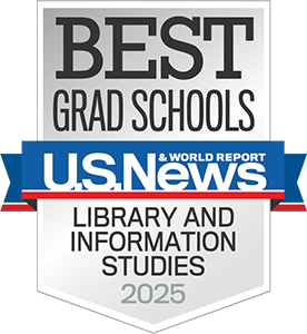 U.S. News and World Report 2025 Badge for Best Grad School - Library and Information Studies