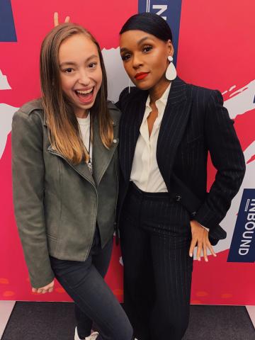 Lauren Kaye with Janelle Monae at INBOUND