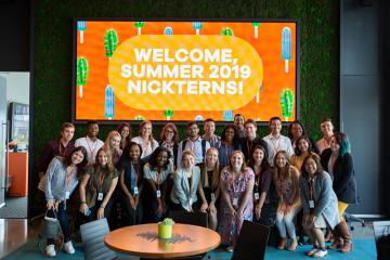 Group photo of the 2019 Summer Nickterns