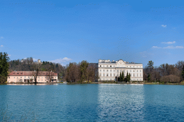 Across the Pond from Schloss Leopoldskron and Meirhof