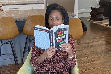 Lynn Perry Wooten reading Ibram X. Kendi's "How to Be an Antiracist"