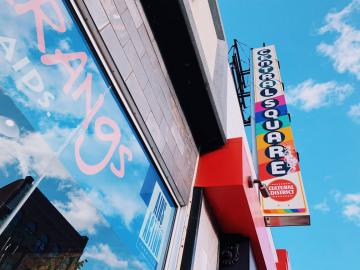 Central Square sign. Photo Credit: Adriana Arguijo Gutierrez