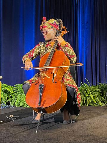 Berklee College of Music Associate Professor and cellist Patrice Jackson